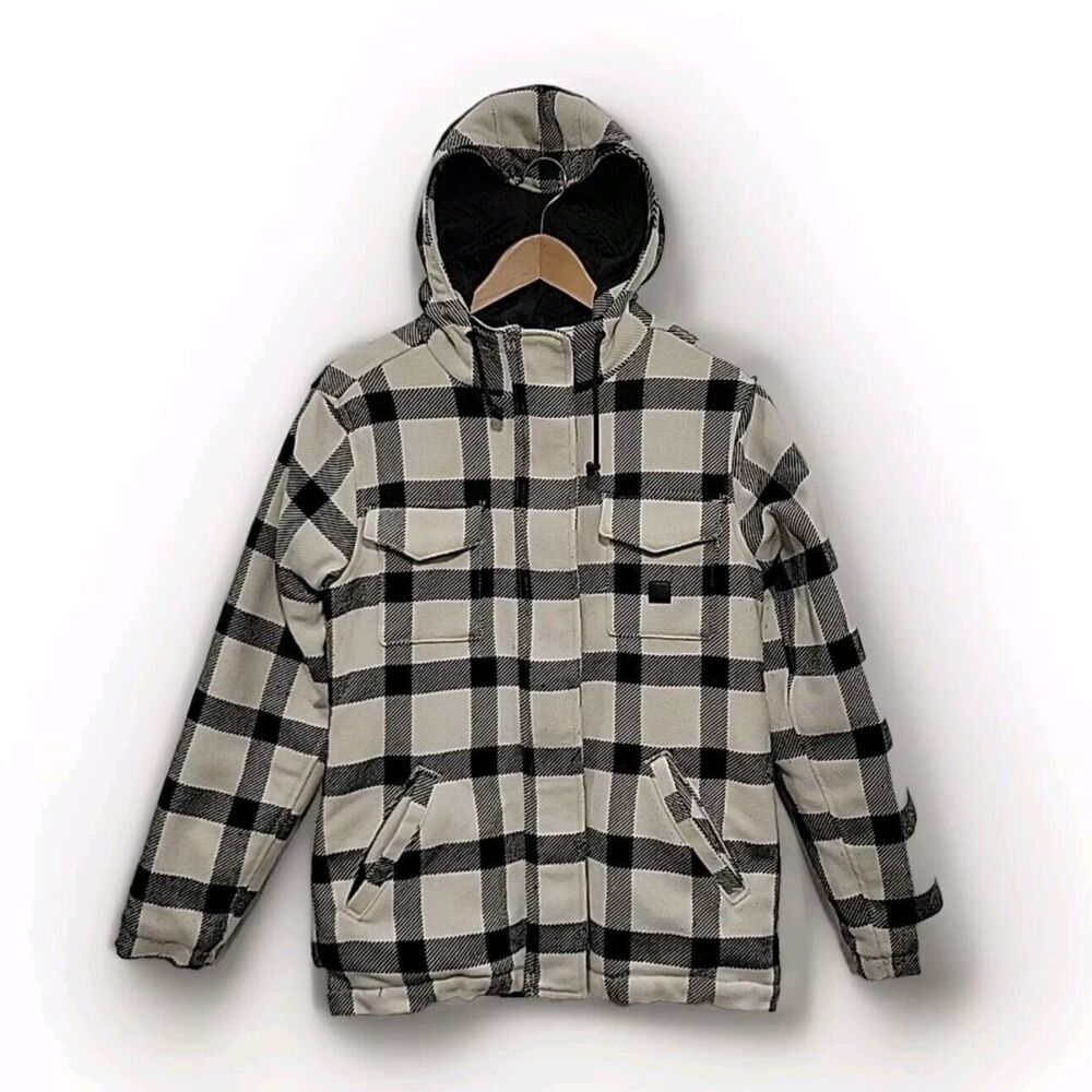 Vintage Carhartt Camden Wool Parka Jacket Womens Small Quilted WC011 WWH RARE